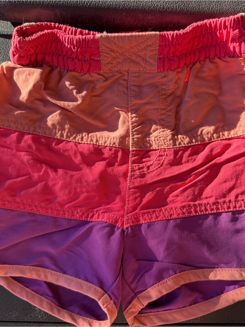 PATAGONIA Light Pink, Bright Pink Colorblock Shorts